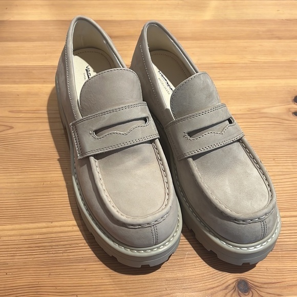 Anthropologie Vagabond Cosmo 2.0 Loafer in Beige/Sand NWOT JB - Picture 6 of 11